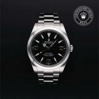 Rolex Explorer 214270 Stainless steel Black