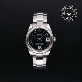 Rolex Datejust 31 178344 Stainless steel Blue