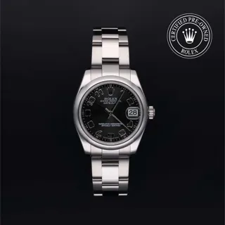 Rolex Datejust 31 178240 Stainless steel Black