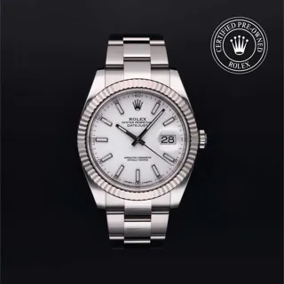 Rolex Datejust 41 126334 Stainless steel White