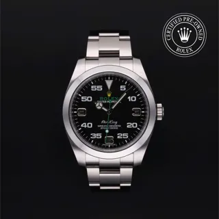 Rolex Air King 116900 40mm Stainless steel Black