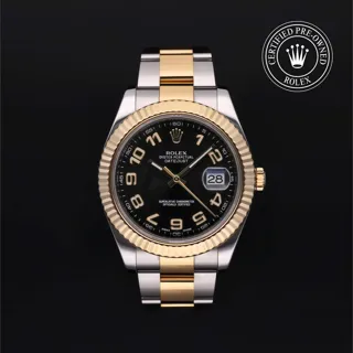 Rolex Datejust II 116333 Stainless steel Black