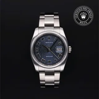 Rolex Datejust 36 116200 Stainless steel Blue