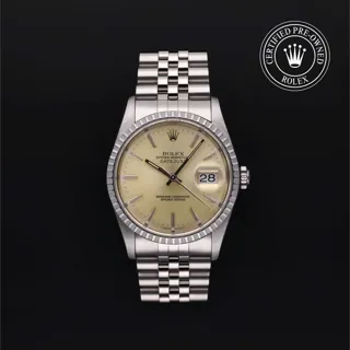 Rolex Datejust 36 16220 Stainless steel Champagne