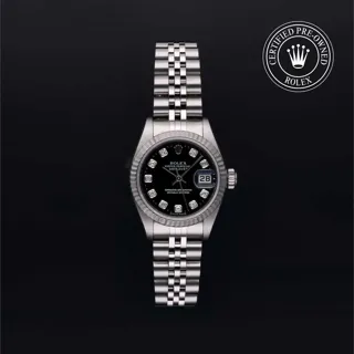 Rolex Lady-Datejust 79174 Stainless steel Black