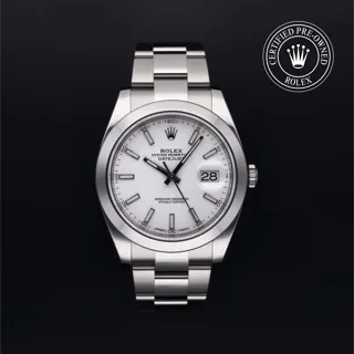 Rolex Datejust 41 126300 Stainless steel White