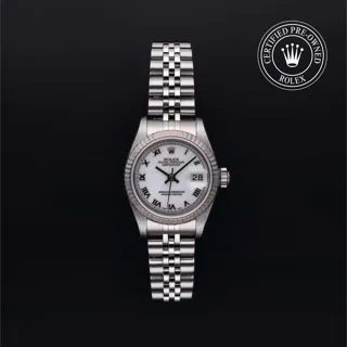 Rolex Lady-Datejust 79174 Stainless steel White