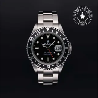 Rolex GMT-Master II 16710 40mm Stainless steel Black