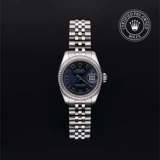 Rolex Lady-Datejust 179174 Stainless steel Blue