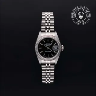 Rolex Lady-Datejust 79174 Stainless steel Black