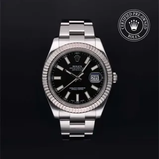 Rolex Datejust II 116334 Stainless steel Black