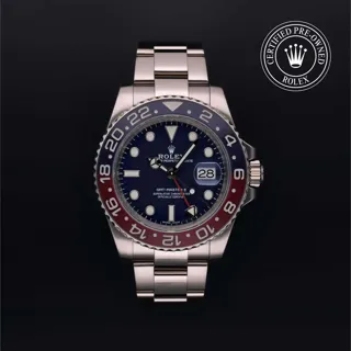 Rolex GMT-Master II 116719 40mm White gold Blue