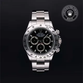 Rolex Daytona 116520 Stainless steel Black