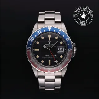 Rolex GMT-Master 16750 40mm Stainless steel Black