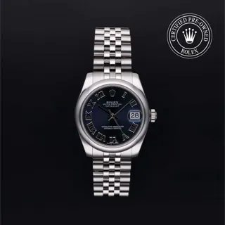 Rolex Datejust 31 178240 Stainless steel Blue