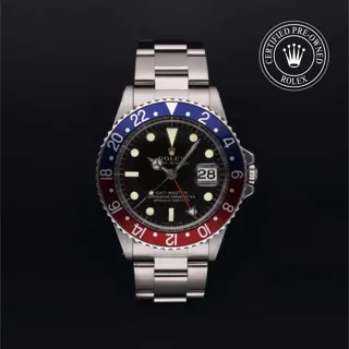 Rolex GMT-Master 1675 40mm Stainless steel Black