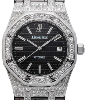 Audemars Piguet Royal Oak 15300 Stainless steel and Diamond Black