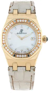 Audemars Piguet Royal Oak 21790 34mm Yellow gold Mother of pearl