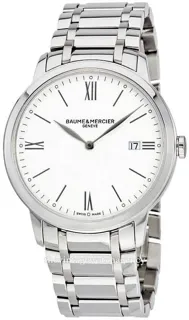 Baume & Mercier Classima M0A10354 40mm Brushed/polished steel White