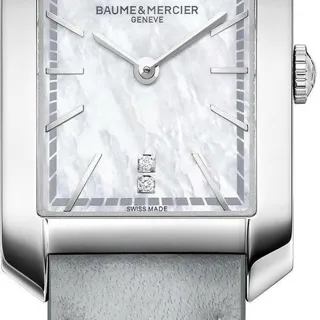 Baume & Mercier Hampton M0A10562 22mm Steel Mother of pearl