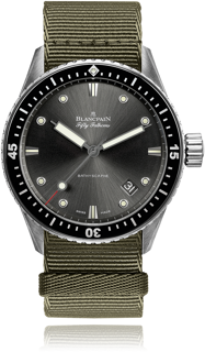 Blancpain Fifty Fathoms 5000-1110-NAKA 43mm Stainless steel Grey