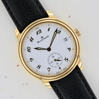 Blancpain Villeret 1161-1418-55 36mm Yellow gold White