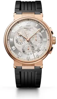 Breguet Marine 5527BR/12/5WV 42.5mm Rose gold Silver