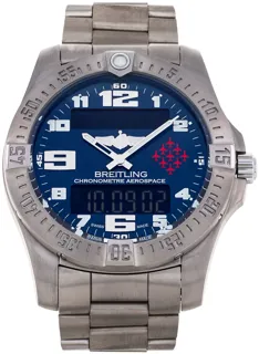 Breitling Aerospace E79363 43mm Titanium Blue