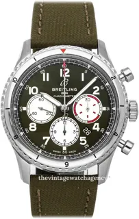 Breitling Aviator 8 AB01192A1L1X1 Stainless steel Green