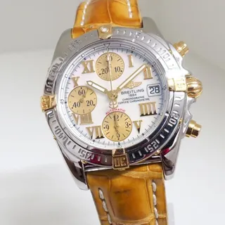 Breitling Cockpit B13358 39mm Gold/Steel Mother of pearl