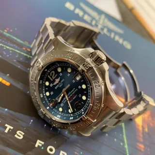 Breitling Superocean A17390 44mm Steel Blue