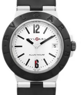 Bulgari Diagono AL 38 TA 38mm Aluminum White