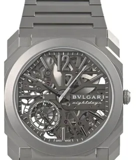 Bulgari Octo Finissimo 103610 40mm Titanium Gray