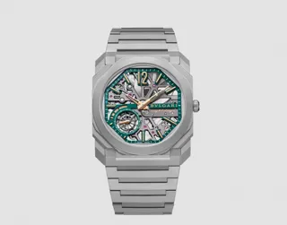 Bulgari Octo Finissimo 104124 40mm Titanium Silver