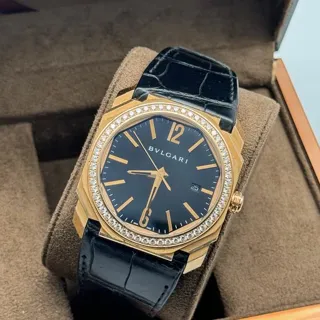 Bulgari Octo 102039 BGOP41BGDLD 41mm Rose gold Black