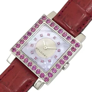 Bulgari Quadrato SQ27SLD 27mm Pink