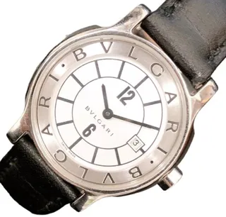 Bulgari Solotempo ST29S 28mm Steel White