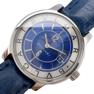 Bulgari Solotempo ST29S 28mm Steel Blue