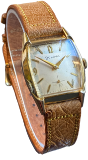 Bulova Minute Man 10K Rolled Gold Plate$Steel