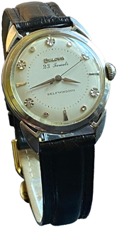 Bulova 23 Beau Brummell JJW 10k White Gold Filled$steel back White