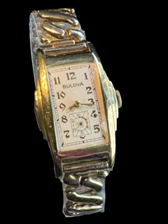 Bulova Banker 10K Rolled Gold Plated