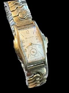 Bulova American Clipper gold plated$steel