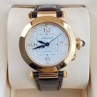 Cartier Pasha de Cartier WGPA0027 35mm Rose gold Silver