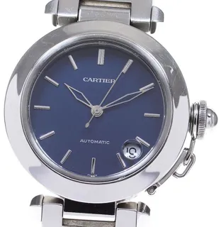 Cartier Pasha W31014M7 35mm Steel Blue