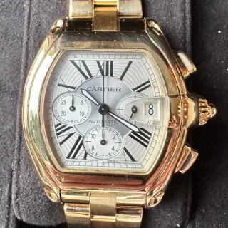 Cartier Roadster W62021Y2 Yellow gold White