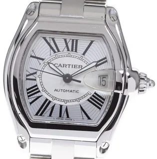 Cartier Roadster W62025V3 36mm Steel Silver