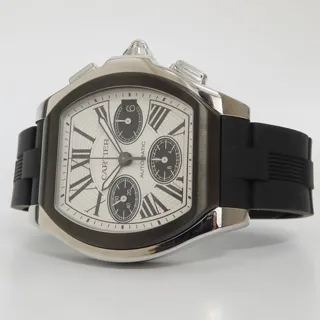 Cartier Roadster W6206020 50mm Steel Silver