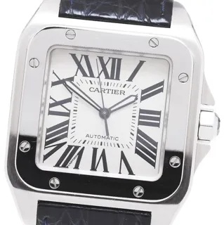 Cartier Santos 100 W20076X8 38mm Steel Silver