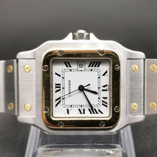 Cartier Santos 2961 29mm Gold/Steel White