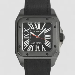 Cartier Santos de Cartier WSSA0006 51mm Stainless steel Black